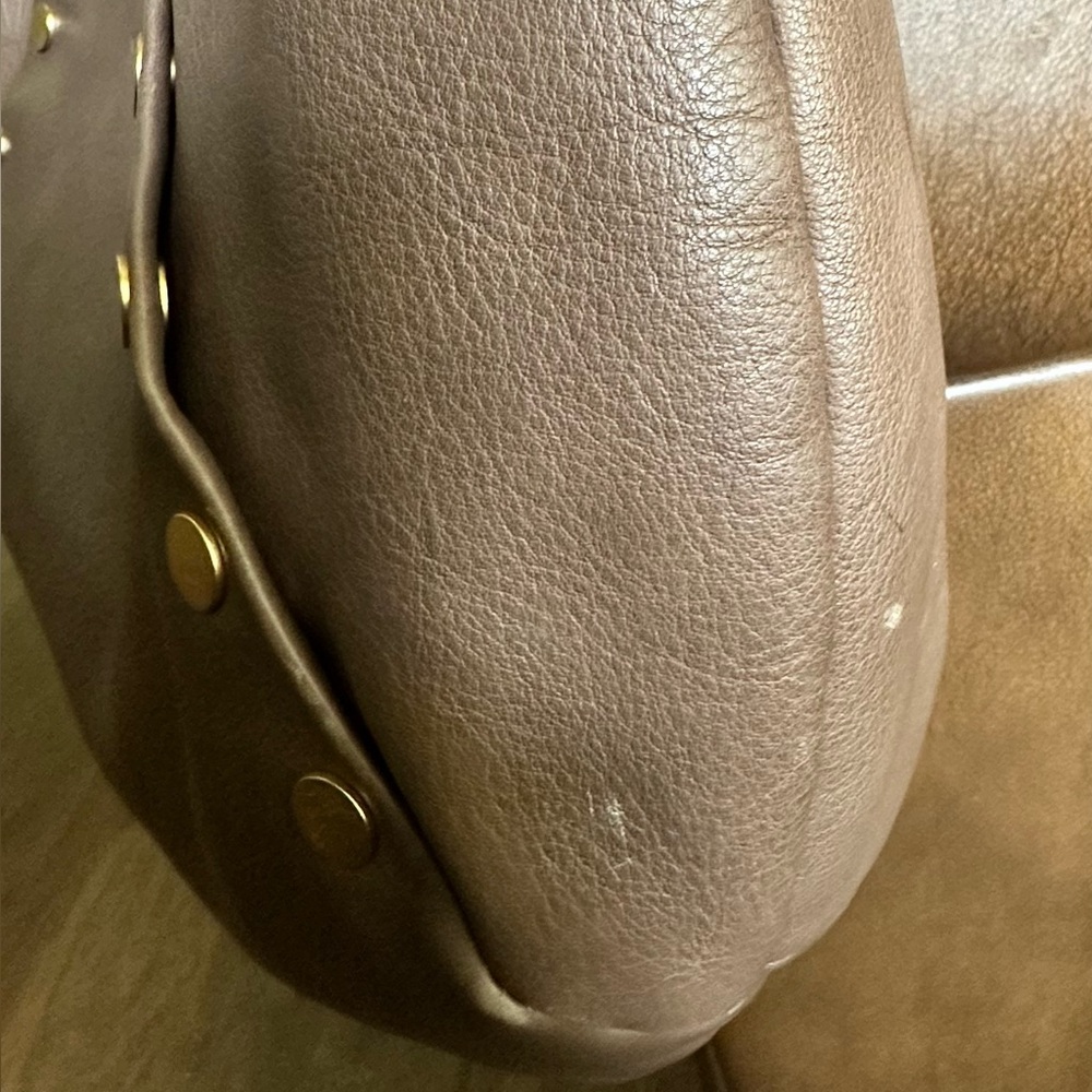 Hammitt Brown Leather Hobo with Gold Studs - Picture 7 of 7